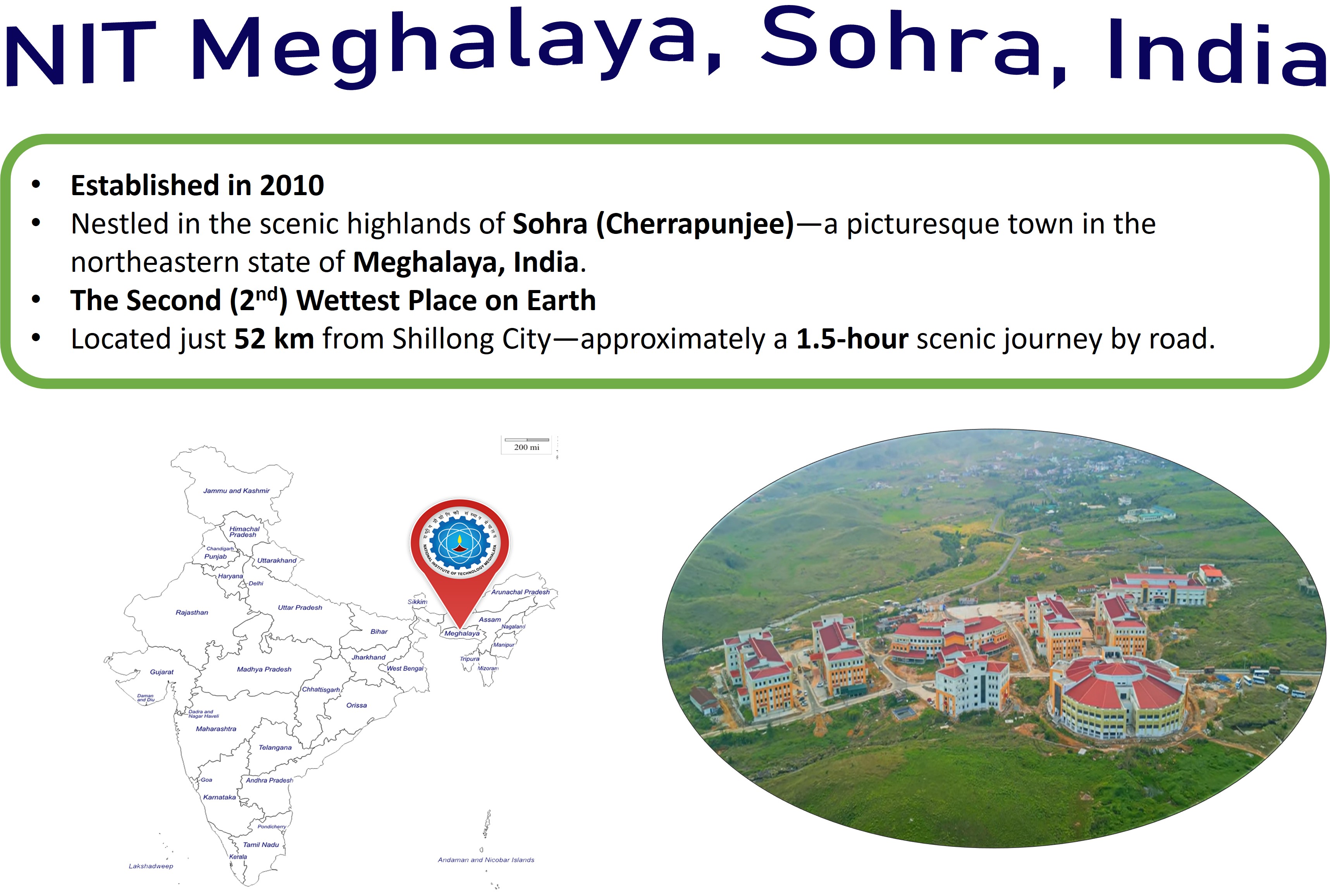 Local route information near Sohra